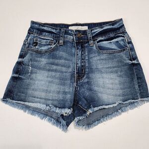 KANCAN Size 25 Women's Mild Distressed Denim Jean shorts